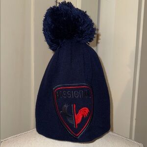 Rossignol Navy Blue Pom-Pom Hat